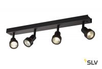 PURI QUAD CW светильник накладной для 4-х ламп GU10 по 50Вт макс., черный