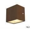 SITRA CUBE LED светильник настенный IP44 10Вт с LED 3000К, 2х 560лм, 2х 90°, бурый
