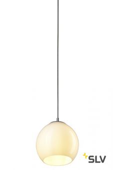 SUN PD-2 светильник подвесной для лампы E27 60Вт макс., без основания, алюминий / стекло белое