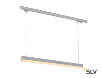 3Ph, SIGHT  PD светильник подвесной 40Вт с LED 3000К, 3100лм, 120°, серебристый