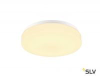 LIPSY 30 DRUM светильник накладной IP44 15Вт с LED 3000К/4000K, 1400лм/1600лм, белый