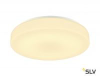 LIPSY 50 DRUM светильник накладной IP44 21Вт с LED 3000К/4000K, 2200лм/2400лм, белый