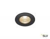 PATTA-I ROUND DtW светильник встраиваемый IP65 7.3Вт c LED 1800-3000К, 440лм, CRI>90, черный