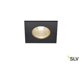 PATTA-I SQUARE DtW светильник встраиваемый IP65 7.3Вт c LED 1800-3000К, 440лм, CRI>90, черный