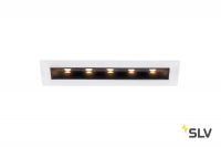 MILANDO M светильник встраиваемый 700мА 10.68Вт с LED 3000К, 800лм, 45°, без БП, белый/ черный