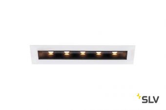 MILANDO M светильник встраиваемый 700мА 10.68Вт с LED 3000К, 800лм, 45°, без БП, белый/ черный