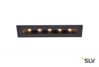 MILANDO M светильник встраиваемый 700мА 10.68Вт с LED 3000К, 800лм, 45°, без БП, черный