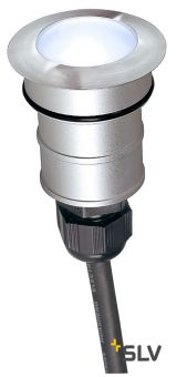 POWER TRAIL-LITE ROUND светильник встраиваемый IP67 350мА 1.4Вт c LED 4000К, 48лм, 60°, сталь