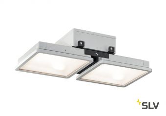 ALMINO DOUBLE светильник IP65 90Вт c LED 4000K, 11000лм, 50°, UGR<19, серебристый RAL7005