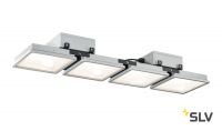 ALMINO QUAD светильник IP65 180Вт c LED 4000K, 22000лм, 50°, UGR<19, серебристый RAL7005