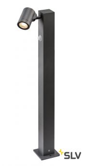 HELIA SENSOR светильник ландшафтный IP55 8Вт с датчиком движения и LED 3000K, 450лм, 35°, антрацит