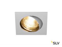 PIKA SQUARE TURNO QPAR51 светильник встраиваемый для лампы GU10 50Вт макс., хром