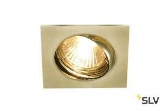 PIKA SQUARE TURNO QPAR51 светильник встраиваемый для лампы GU10 50Вт макс., латунь