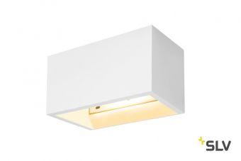 PLASTRA QT-DE12 WL светильник настенный для лампы LED R7s 118 мм 20Вт макс., белый гипс