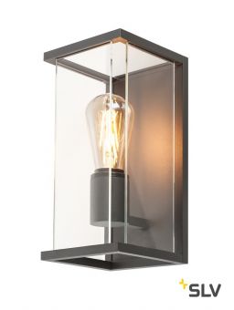 QUADRULO светильник настенный IP44 для лампы Е27 15Вт макс., антрацит