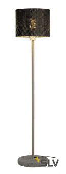 ADEGAN MANILA SL светильник напольный IP44 для лампы Е27 24Вт макс., антрацит/ сталь /"соль&перец"