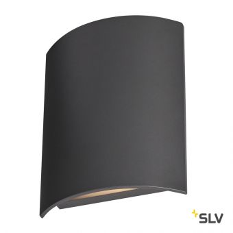 SAIL светильник настенный IP54 18Вт с LED 3000K, 400лм, 70°, антрацит