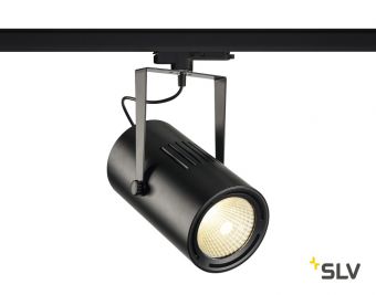 S-TRACK DALI, EURO SPOT LED светильник 47Вт с LED 4000К, 4800лм, 40°, черный