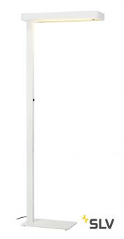 WORKLIGHT PLUS FL светильник напольный 48Вт c LED 3000К, 3600+1800лм, датчик присутствия, белый