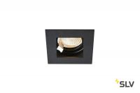 INDI REC светильник встраиваемый для лампы GU10 50Вт макс., черный