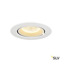 GIMBLE IN  68 светильник встраиваемый 350мА 6Вт с LED 3000K, 520лм, 36°, матовый белый