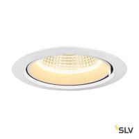 GIMBLE IN 175 светильник встраиваемый 1000мА 38Вт с LED 3000K, 3340лм, 40°, матовый белый