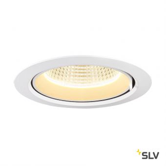 GIMBLE IN 175 светильник встраиваемый 1000мА 38Вт с LED 3000K, 3340лм, 40°, матовый белый