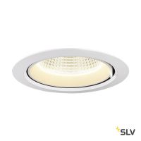 GIMBLE IN 175 светильник встраиваемый 1000мА 38Вт с LED 4000K, 3550лм, 40°, матовый белый