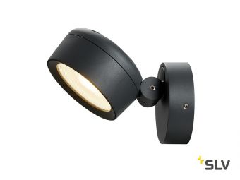 ESKINA SPOT светильник настенный IP54 с LED 14,5 Вт,3000/4000K, димм., матовый антрацит
