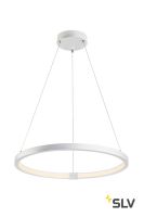 ONE 60 DALI PD светильник подвесной 25Вт c LED 3000/4000K, 1400лм/1500лм, диммируемый DALI, белый