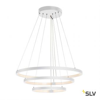 ONE TRIPLE DALI PD светильник подвесной 65Вт c LED 3000/4000K, 3900лм/4200лм, димм. DALI, белый