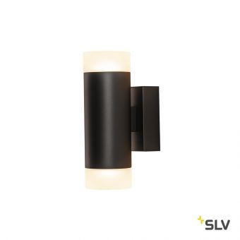 ASTINA UP/DOWN светильник настенный для 2-х ламп GU10 по 10Вт макс., черный