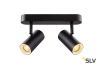 NOBLO DOUBLE CW светильник накладной 16Вт с LED 2700К, 2x 600лм, 36°, черный