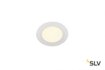 SENSER 12 ROUND светильник встраиваемый 200мА 6Вт с LED 3000K, 470лм, белый