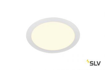 SENSER 18 ROUND светильник встраиваемый 500мА 12.5Вт с LED 3000K, 1200лм, белый