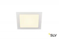 SENSER 18 SQUARE светильник встраиваемый 350мА 9.7Вт с LED 3000K, 820лм, белый