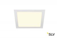 SENSER 18 SQUARE светильник встраиваемый 500мА 12.5Вт с LED 3000K, 1200лм, белый