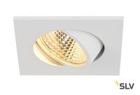 NEW TRIA 68 SQUARE CS светильник встраиваемый 5.3Вт с БП и LED 2700К, 300лм, 38°, белый