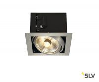 KADUX 1 ES111 светильник встраиваемый для лампы ES111 75Вт макс., матированный алюминий/ черный