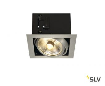 KADUX 1 ES111 светильник встраиваемый для лампы ES111 75Вт макс., матированный алюминий/ черный