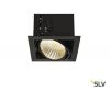 KADUX 1 XL LED светильник встраиваемый 29Вт с БП и LED 3000К, 2425лм, 30°, 1-10В, черный