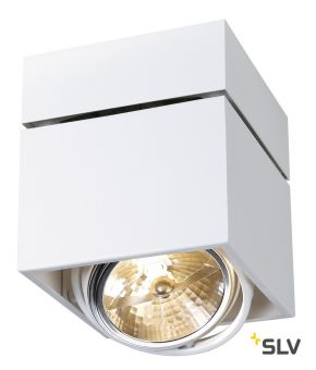 KARDAMOD SQUARE QRB SINGLE светильник потолочный с ЭПН для лампы QRB111 50Вт макс., белый