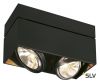 KARDAMOD SQUARE QRB DOUBLE светильник потолочный с ЭПН для ламп QRB111 2x50Вт макс., черный