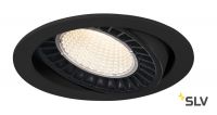 SUPROS DL светильник встраиваемый 36Вт с БП и LED 3000К, 3100лм, 60°, черный