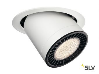 SUPROS MOVE светильник встраиваемый 36Вт с БП и LED 3000К, 3100лм, 60°, белый