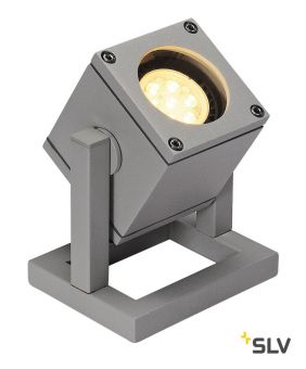 CUBIX светильник напольный IP44 для лампы GU10 25Вт макс., серебристый