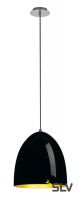 PARA CONE 30 светильник подвесной для лампы E27 60Вт макс., черный глянцевый/ золото