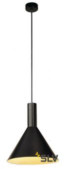 PHELIA 275 светильник подвесной для лампы E27 23Вт макс., черный/ белый