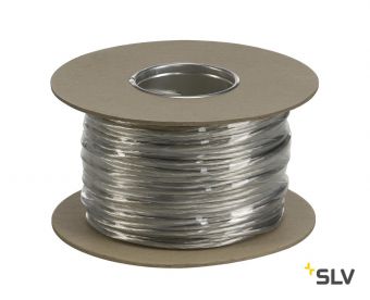 TENSEO, тросик в изоляции, сечение 4 кв.мм, 25А макс., 48В макс., прозрачный