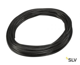 TENSEO, тросик в изоляции, сечение 4 кв.мм, 25А макс., 48В макс., 20 метров, черный